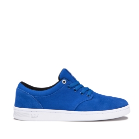 Supra Mens CHINO COURT Low Top Shoes Ocean/white | US-87912